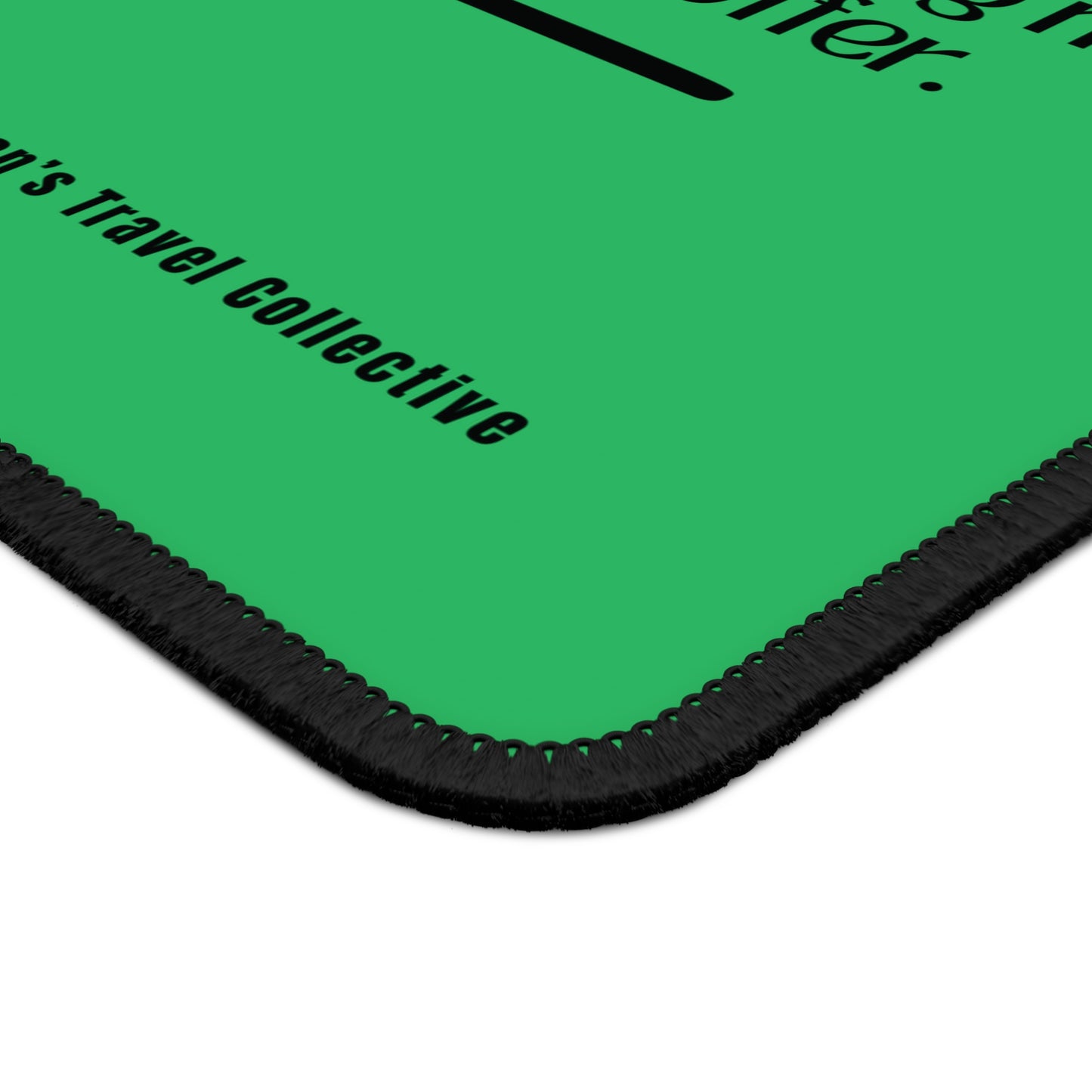 9”x7” Anti-Slip Mouse Pad, Travel Inspired Quote & Design