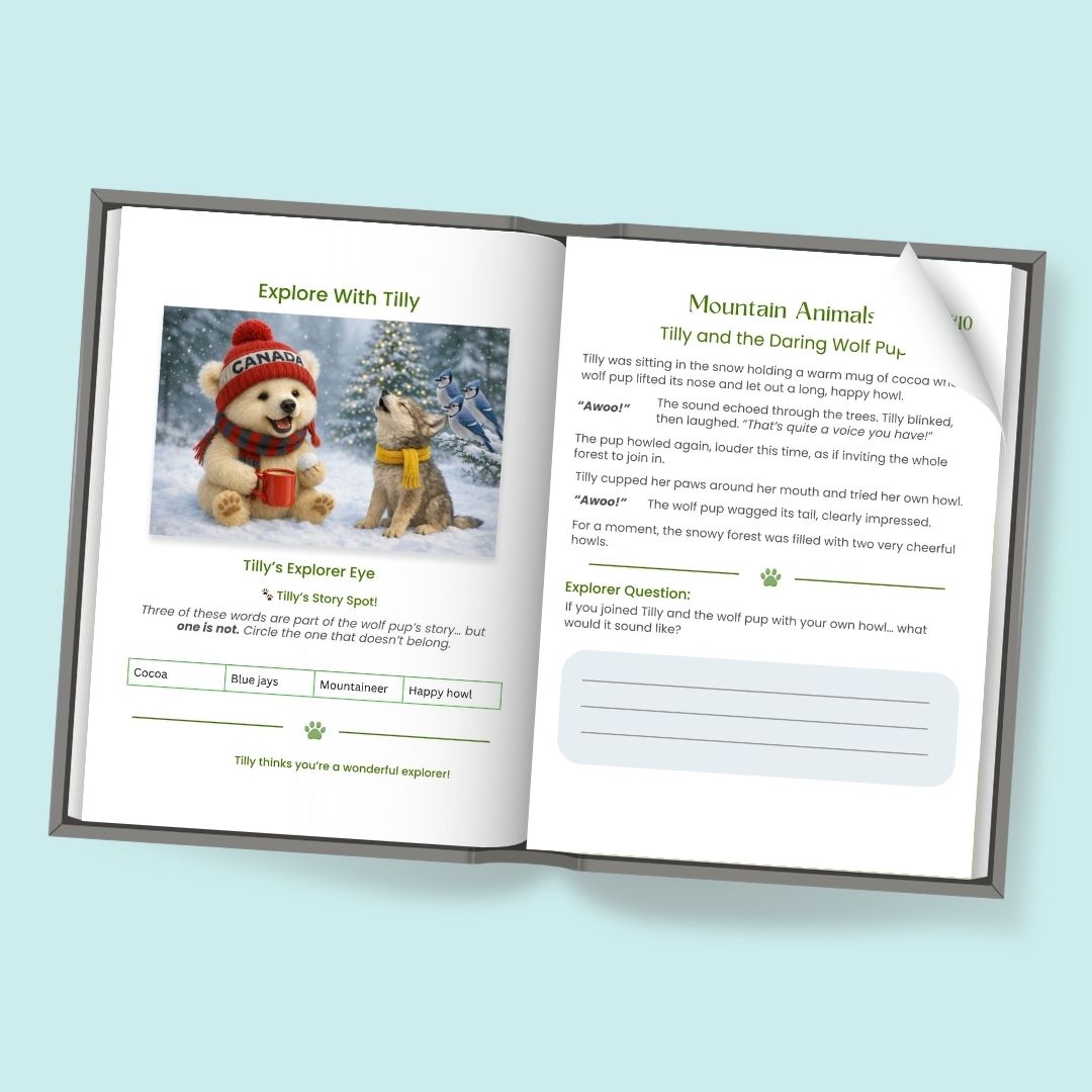 Tilly’s Great Canadian Trek: Screen-Free Family Activities Featuring Arctic & Mountain Animals