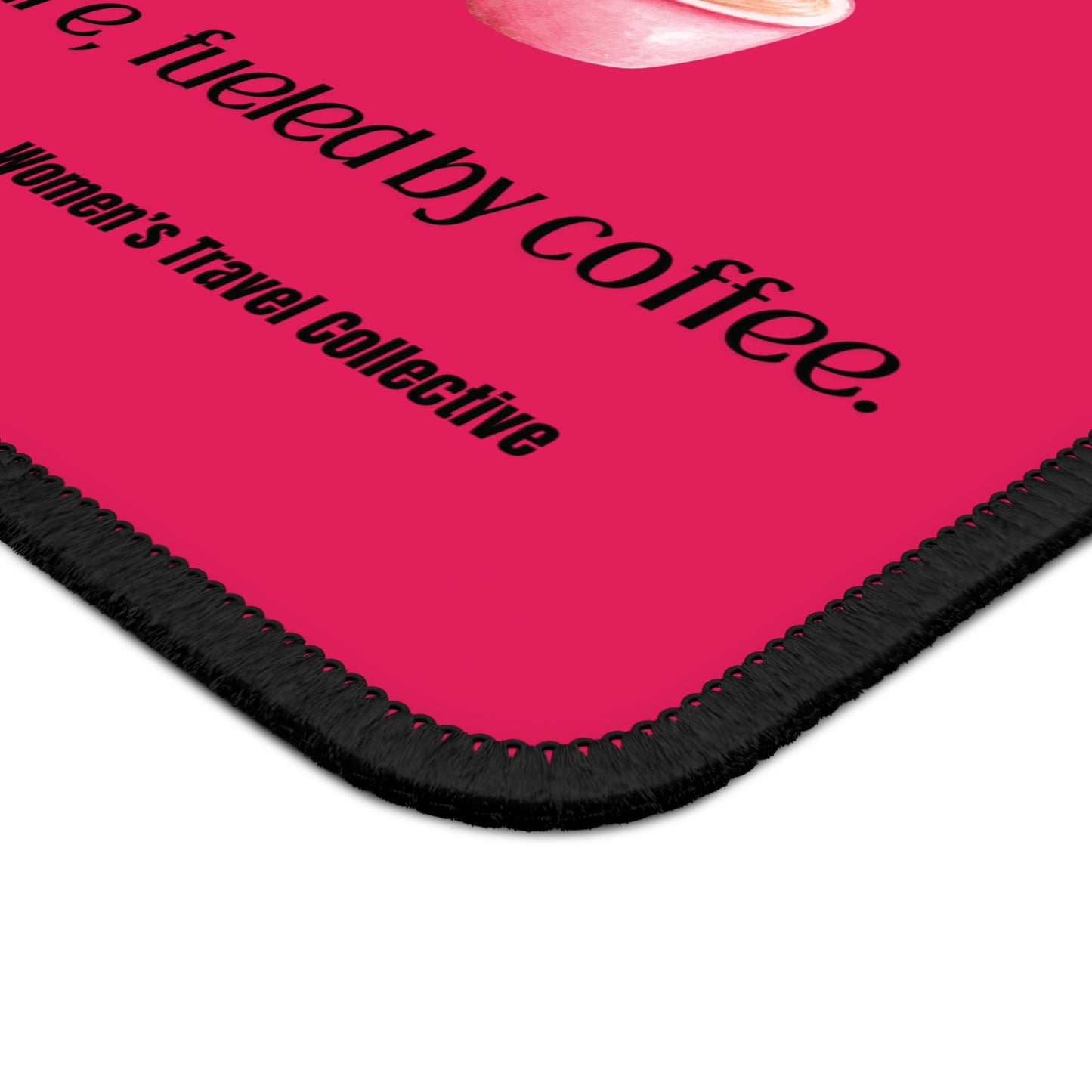 9”x7” Anti-Slip Mouse Pad, Travel Inspired Quote & Design