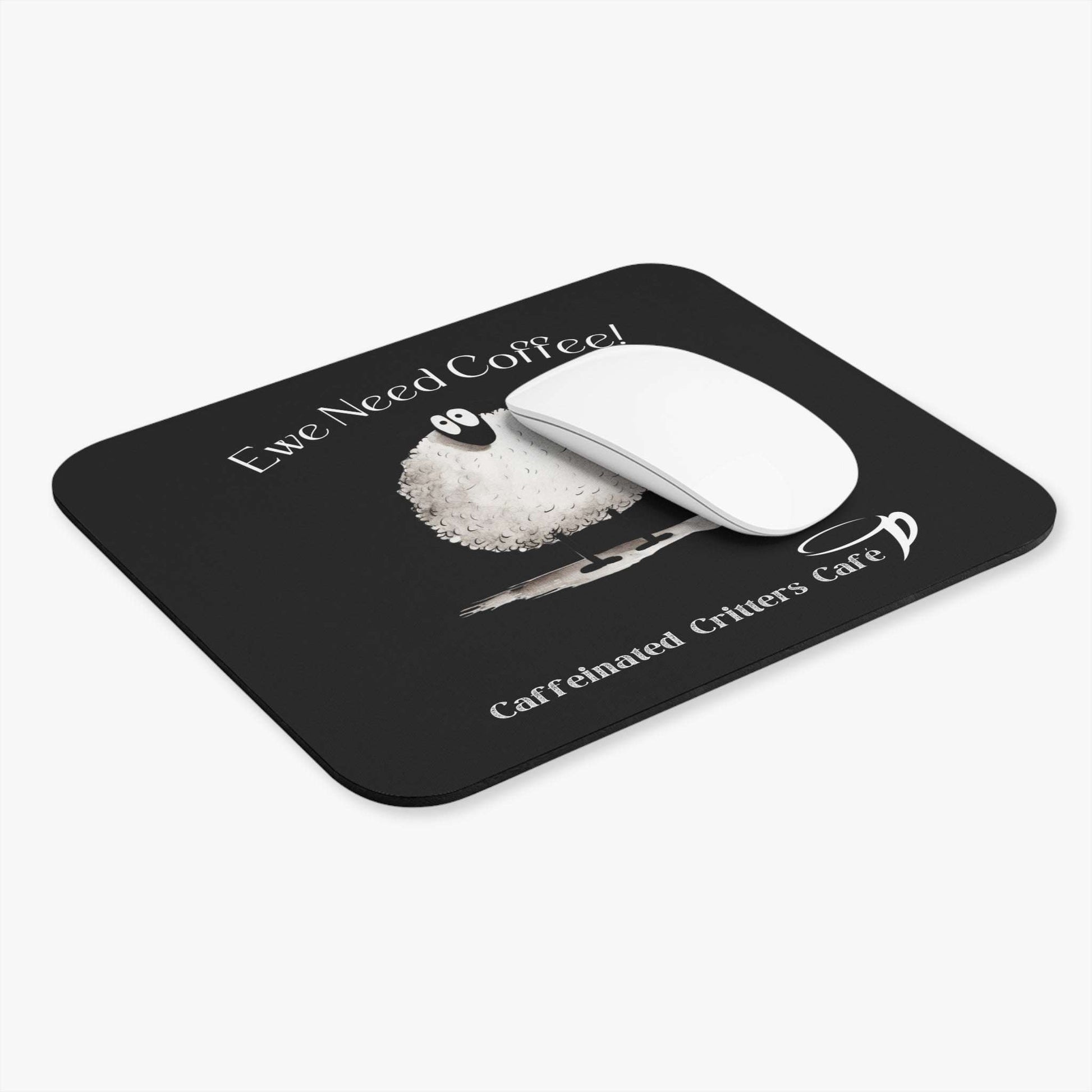 Sassy Sheep Mouse Pad with mouse