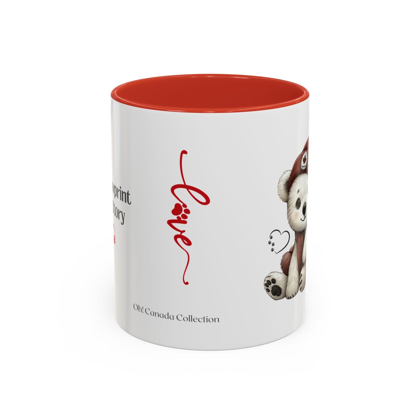 Tilly’s Mug, Red, Side View