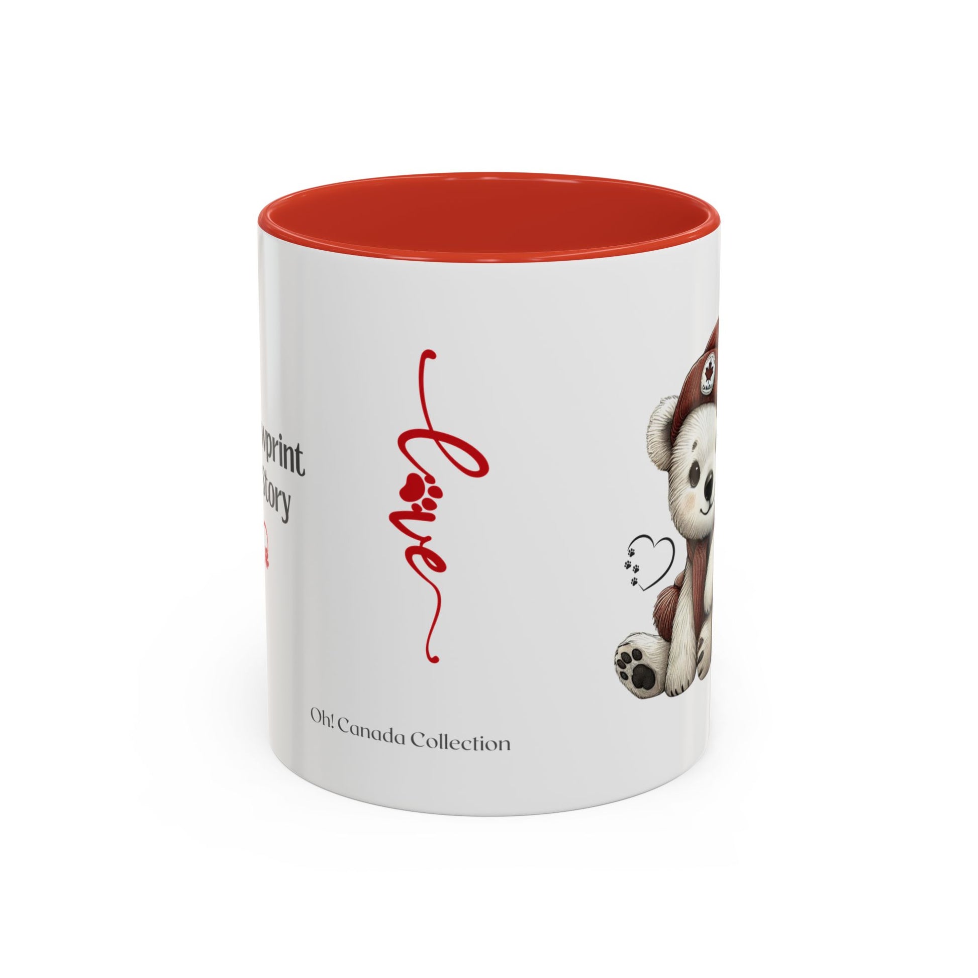 Tilly’s Mug, Red, Side View