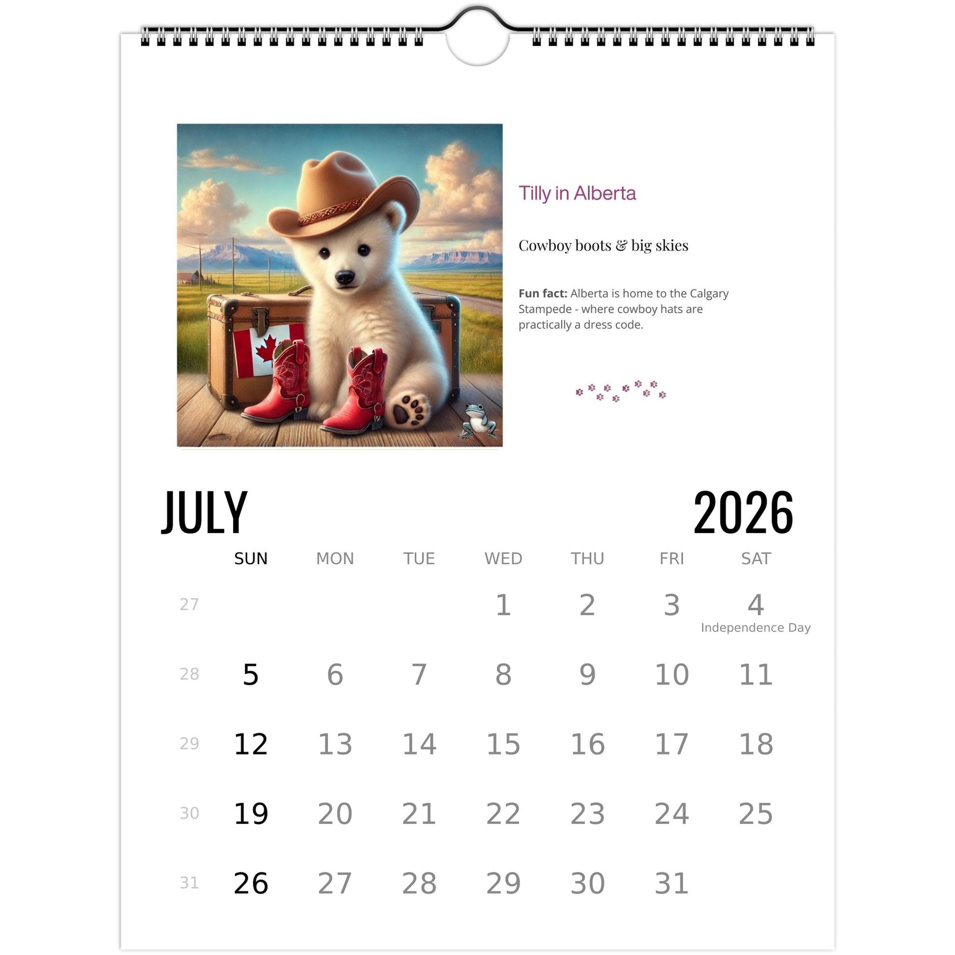July 2026 Calendar