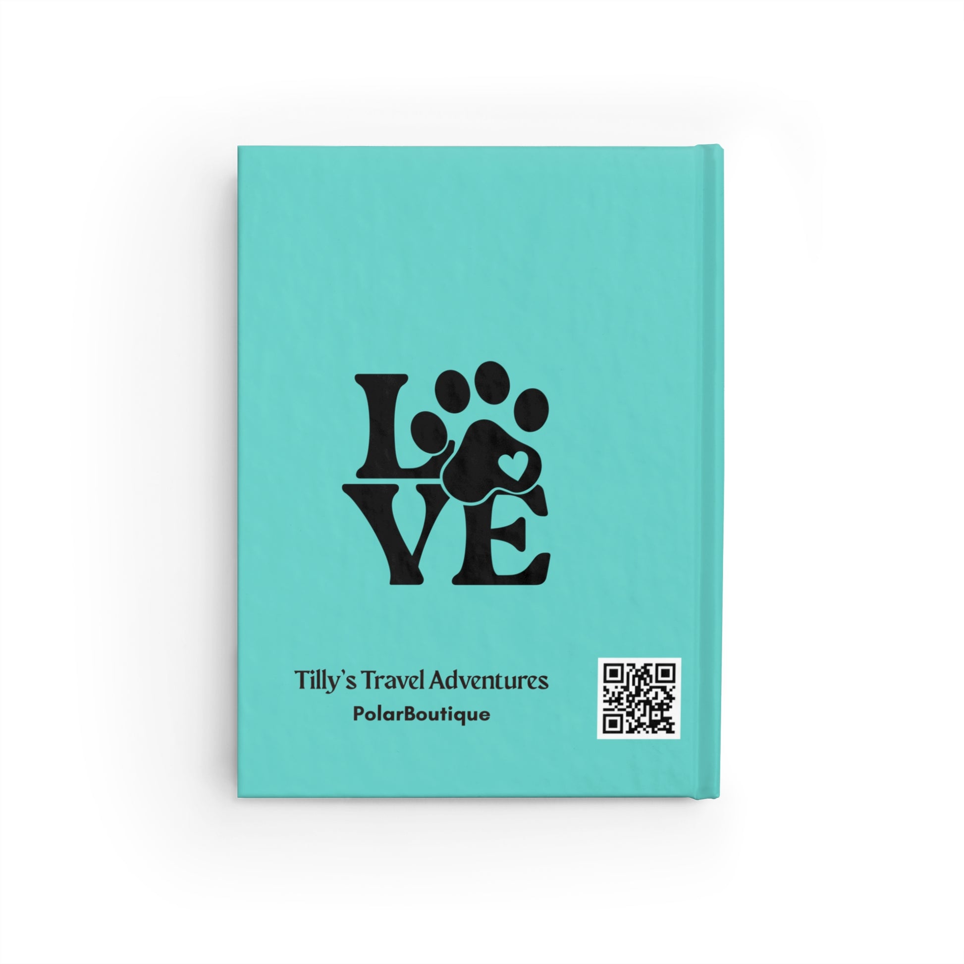 Tilly's Art Book Turquoise Back Cover
