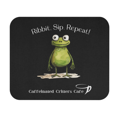 Motivational Froggy Fun Work/Play (Rectangle) Mouse Pad