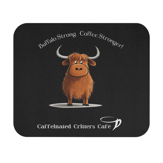 Motivational Bold Buffalo Work/Play (Rectangle) Mouse Pad