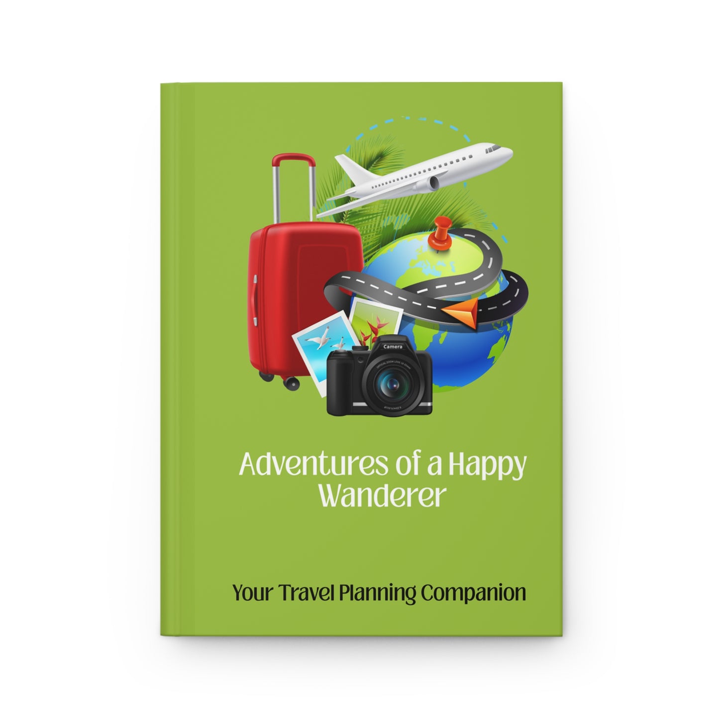 Happy Wanderer / GreenTravel Notebook, Hardcover, Perforated Pages