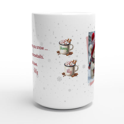 side view of hot chocolaate