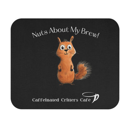 Motivational Nutty Squirrel Work/Play (Rectangle) Mouse Pad