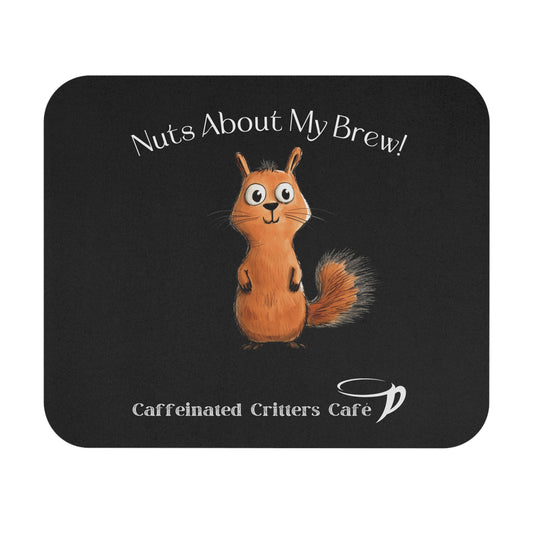 Motivational Nutty Squirrel Work/Play (Rectangle) Mouse Pad