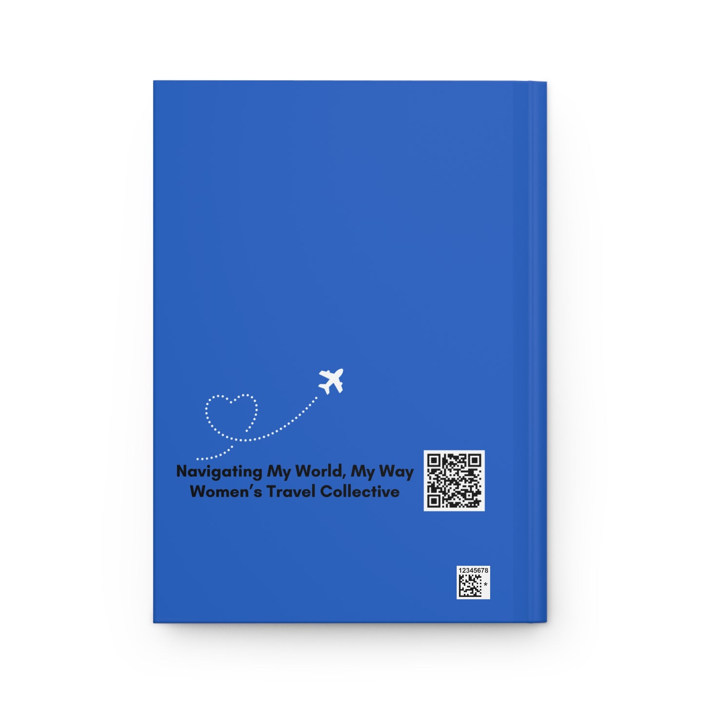 Happy Wanderer / Blue Travel Notebook, Hardcover, Perforated Pages