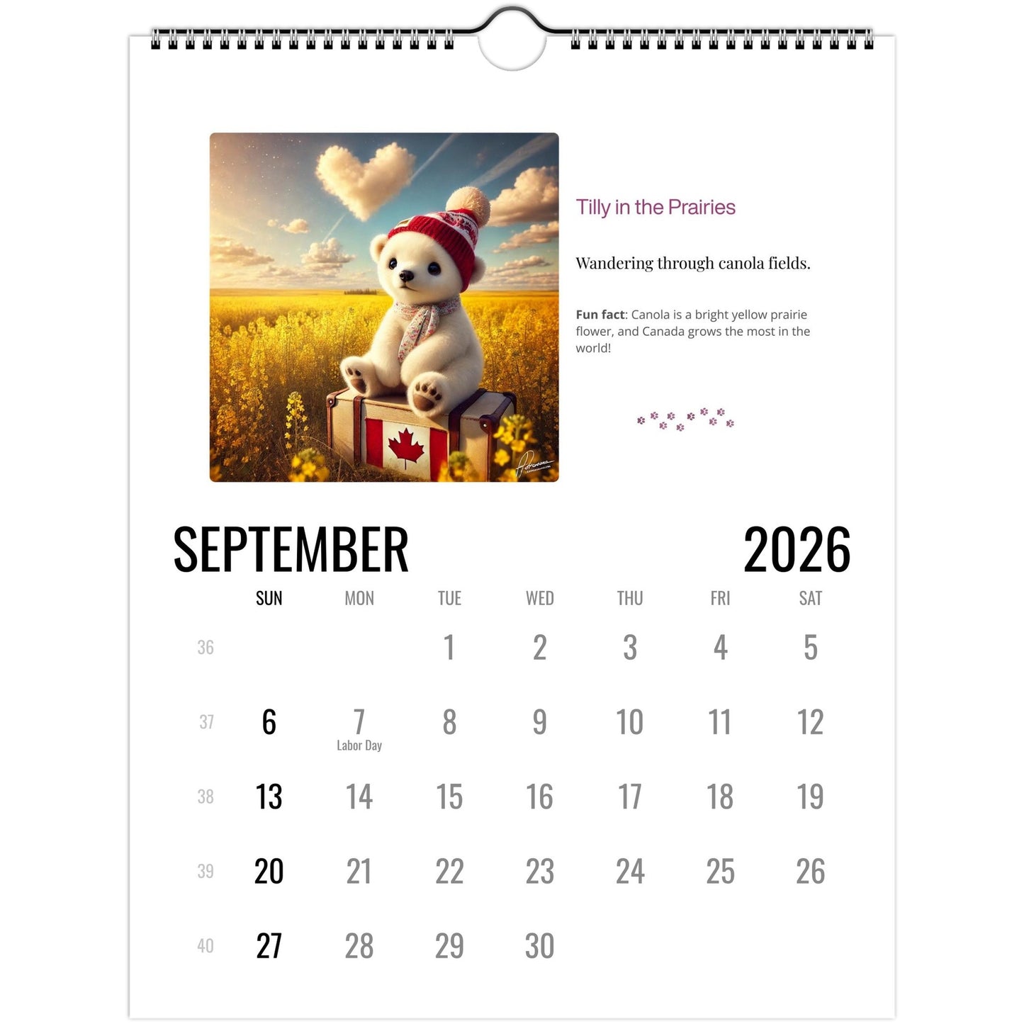 September 2026 Calendar