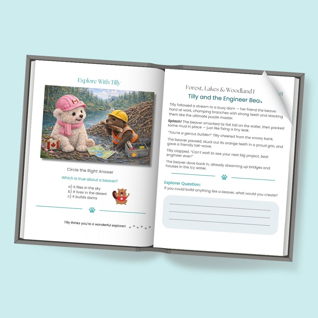 Tilly’s Great Canadian Trek: Family Activities Featuring Forest, Lake & Woodland Friends