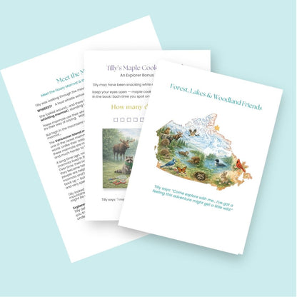 Tilly’s Great Canadian Trek: Family Activities Featuring Forest, Lake & Woodland Friends