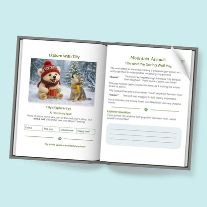 Tilly’s Great Canadian Trek: Screen-Free Family Activities Featuring Arctic & Mountain Animals