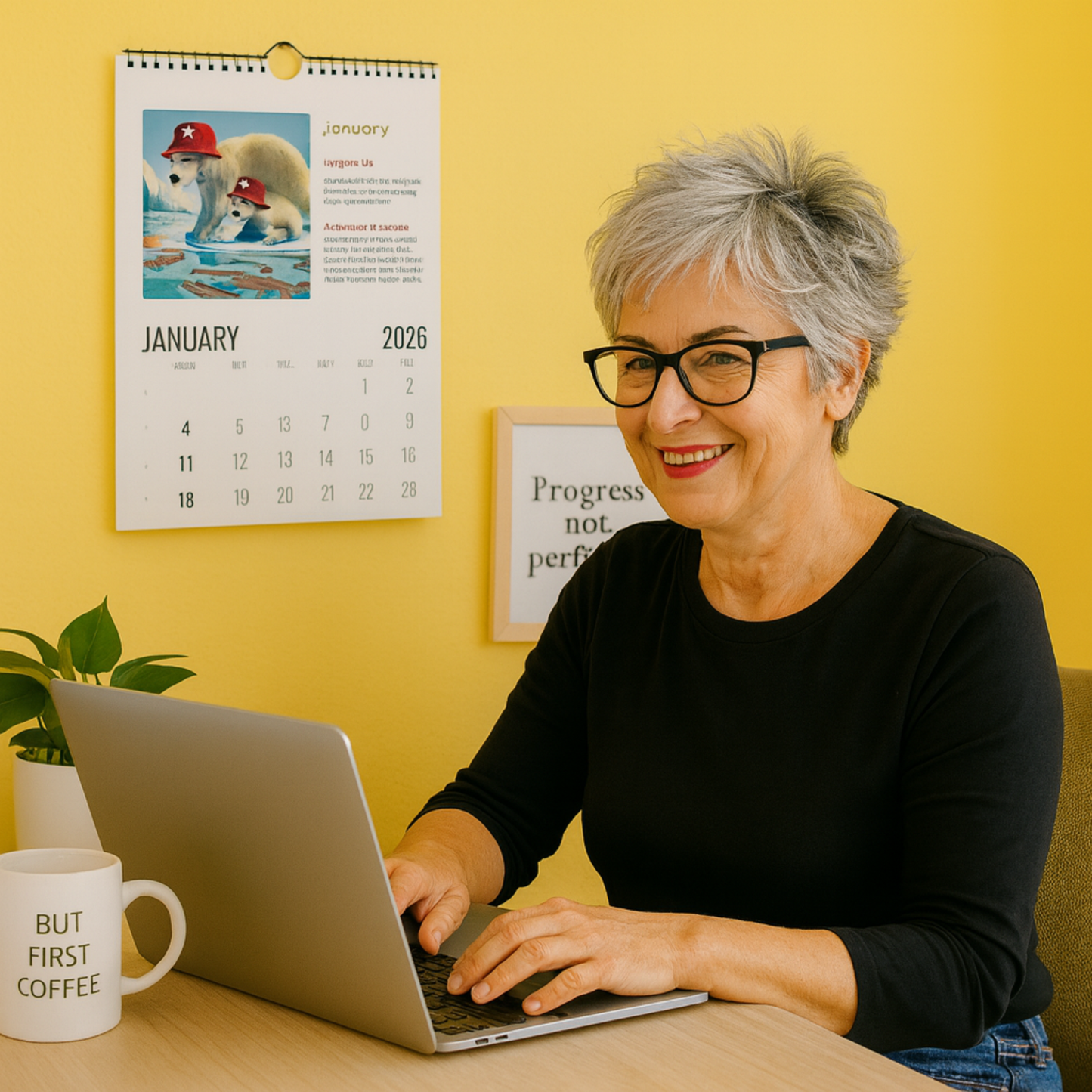 2026 Canada Wall Calendar | Mini Stories, Jan to Dec, Eco-Friendly