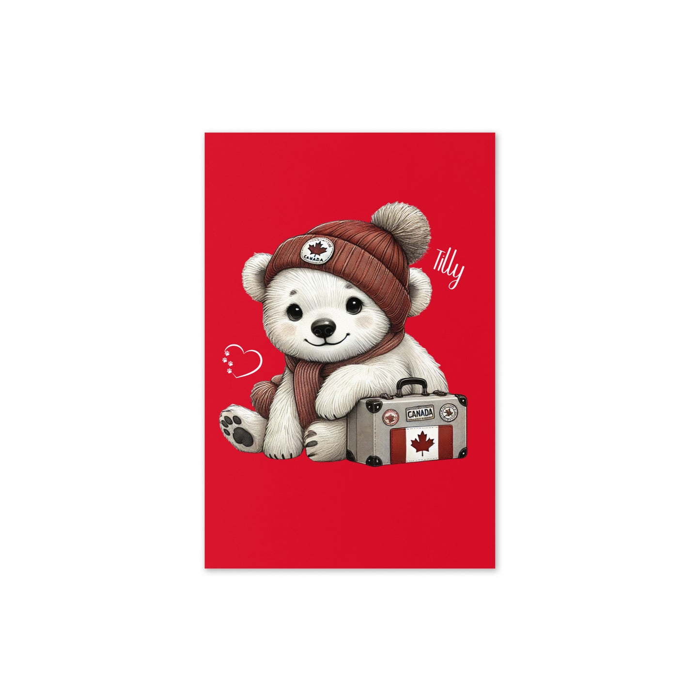 Tilly's Greeting Card front