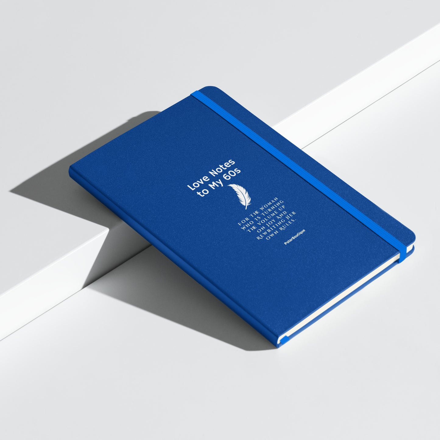 Love Notes to my 60s blue, angled