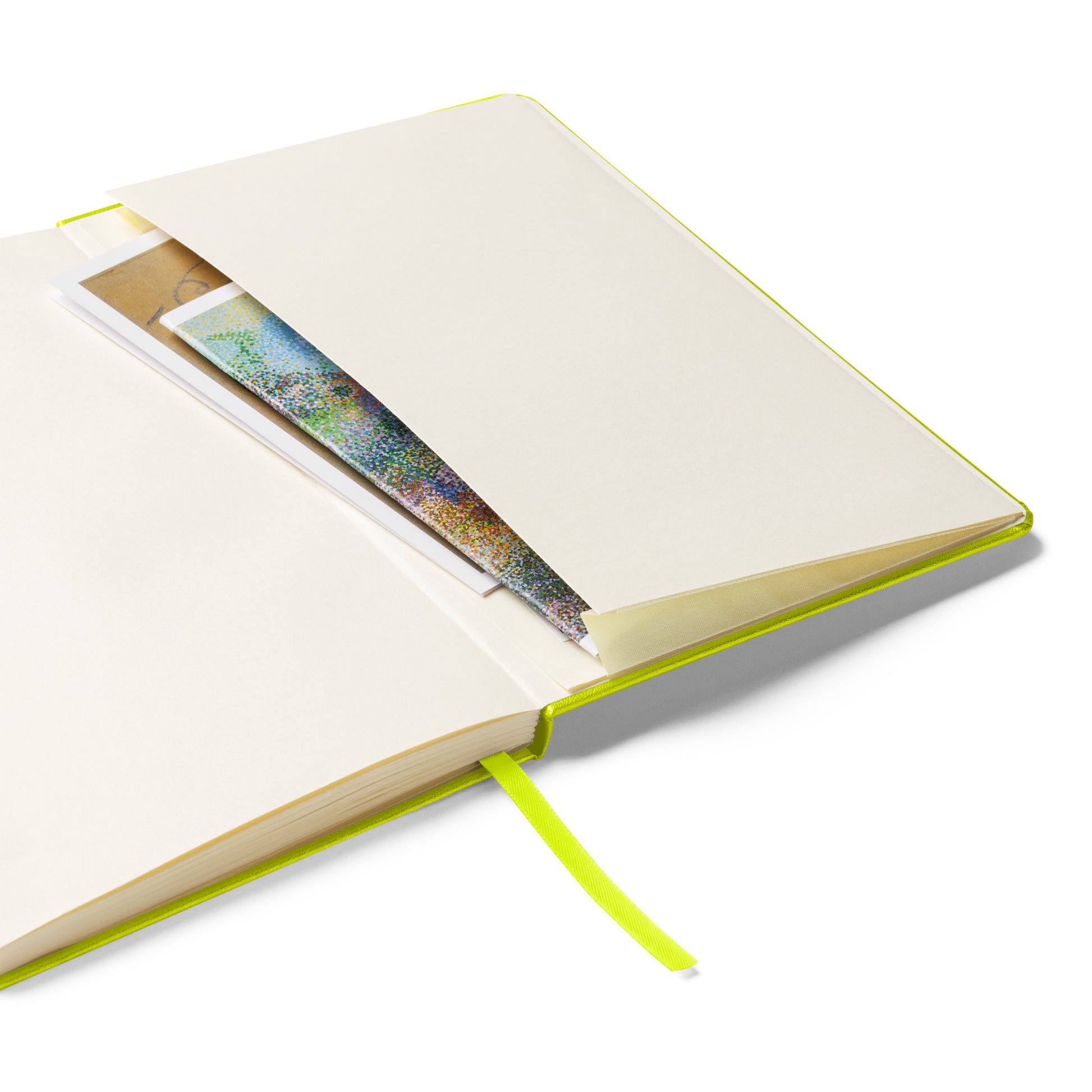 Green Love to My 50s notebook back pocket to keep your treasures