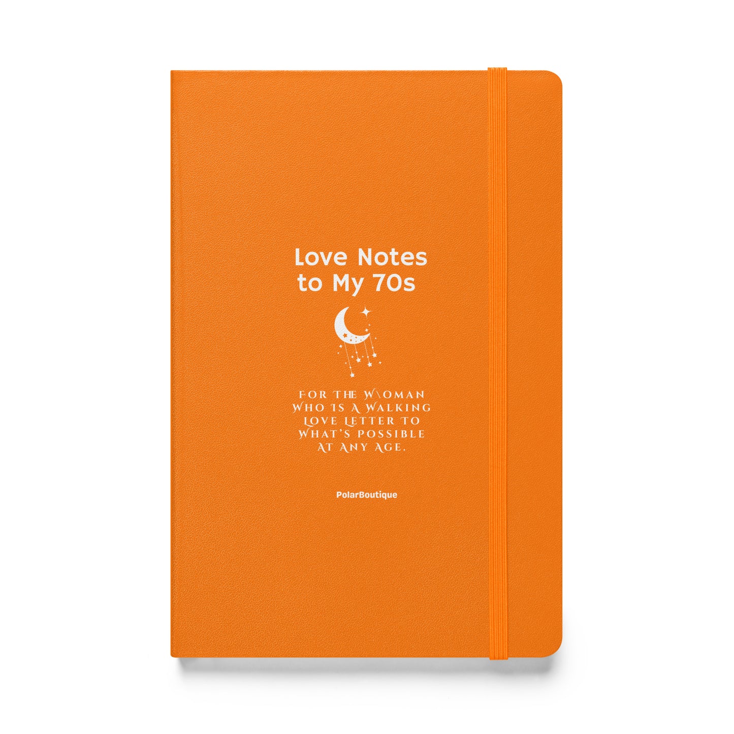Love Notes to My 70s Journal in Orange