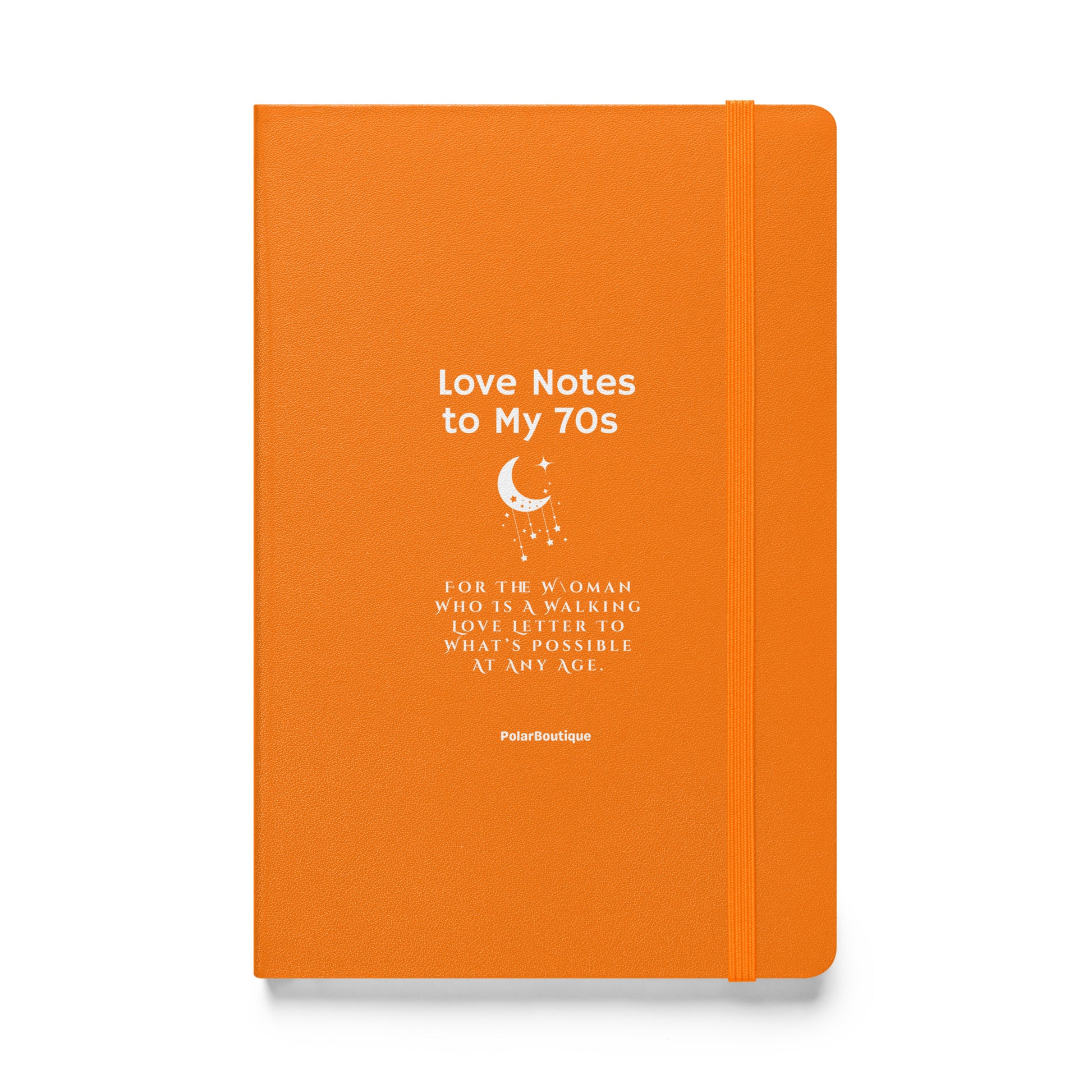 Love Notes to My 70s Journal in Orange