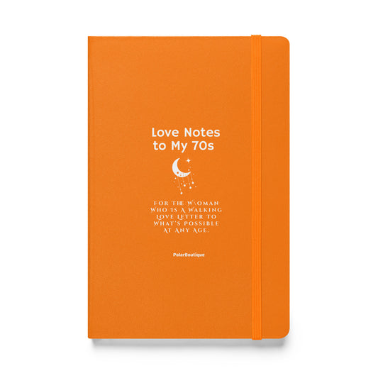 Love Notes to My 70s Journal in Orange