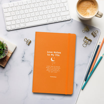 Love Notes to My 70s Journal in Orange