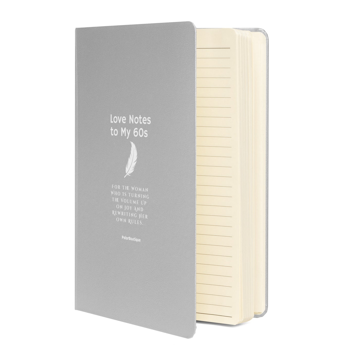 lined pages inside journal