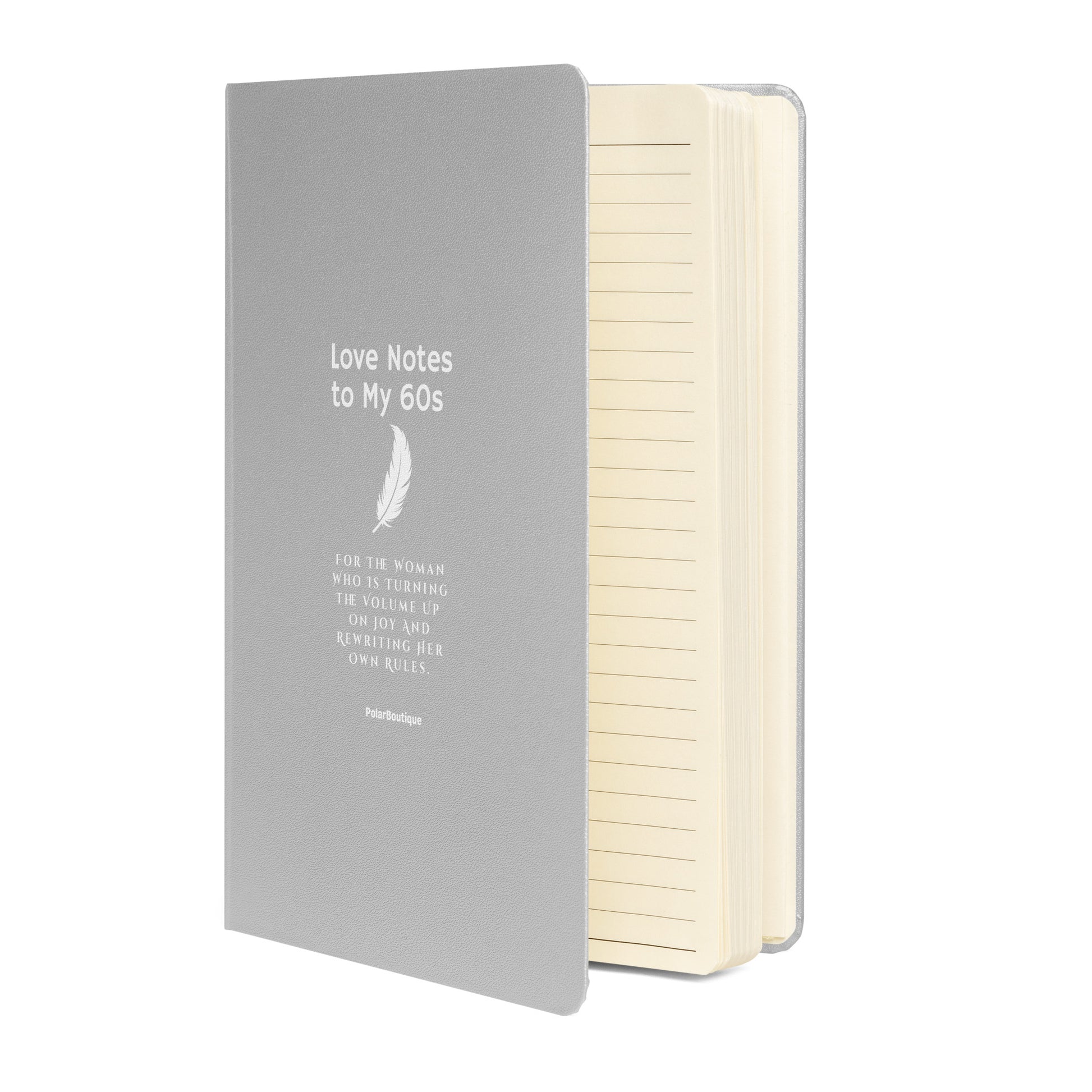 lined pages inside journal