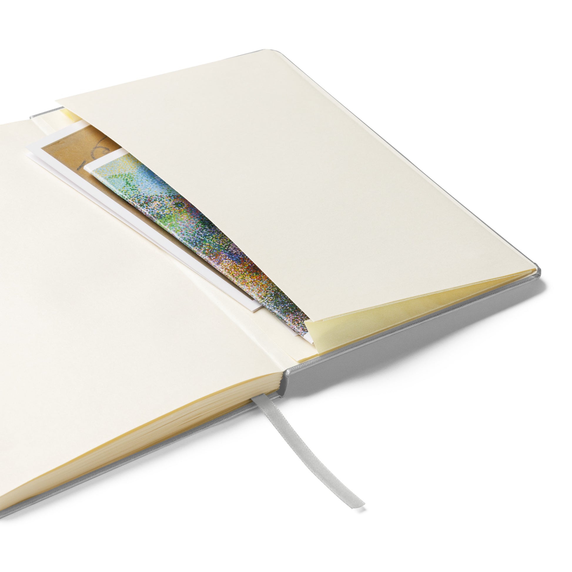 back pocket of journal