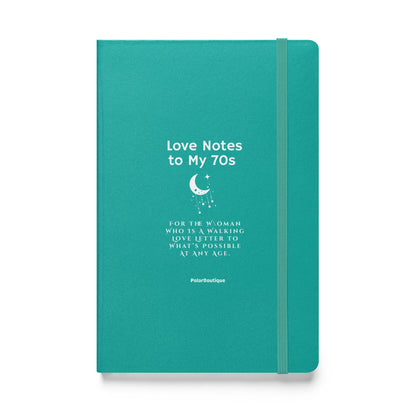 Love Notes to My 70s Journal in Aqua colour